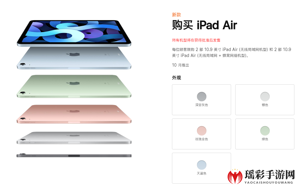 iPad Air 4参数配置