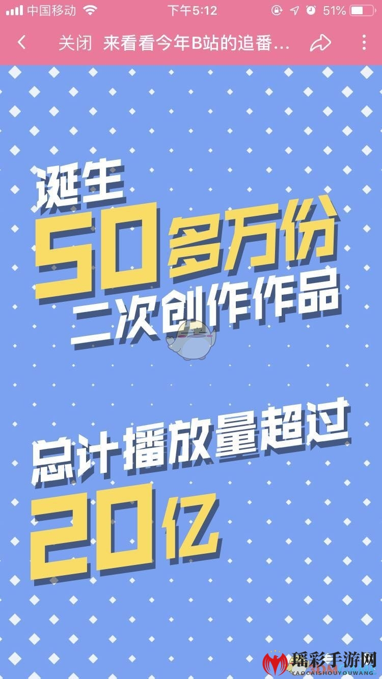 B站哔哩哔哩2018年度追番报告查看方法介绍