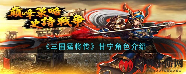 《三国猛将传》烈焰甘宁：燃烧战场，一骑当千！