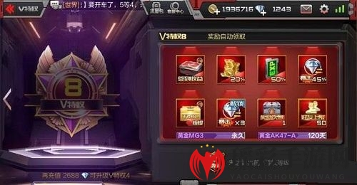 《CF手游》VIP1-9价格表介绍